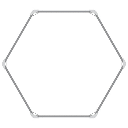 vidaXL Garden Raised Bed Brown 129x129x77 cm Galvanised Steel
