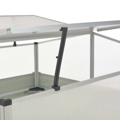 vidaXL Greenhouse Anthracite 100x100x77 cm Galvanised Steel