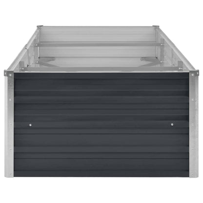 vidaXL Garden Raised Bed Anthracite 240x80x45 cm Galvanised Steel
