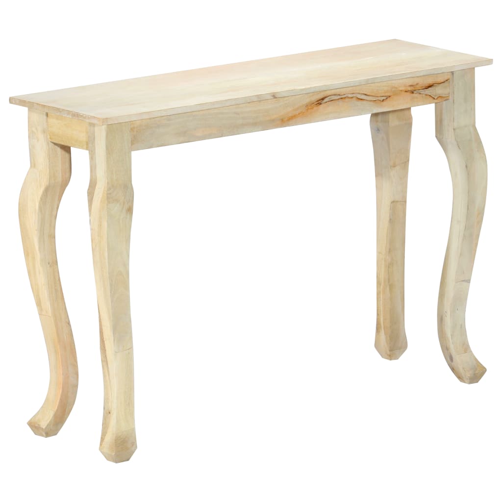 vidaXL Console Table 110x35x77 cm Solid Mango Wood