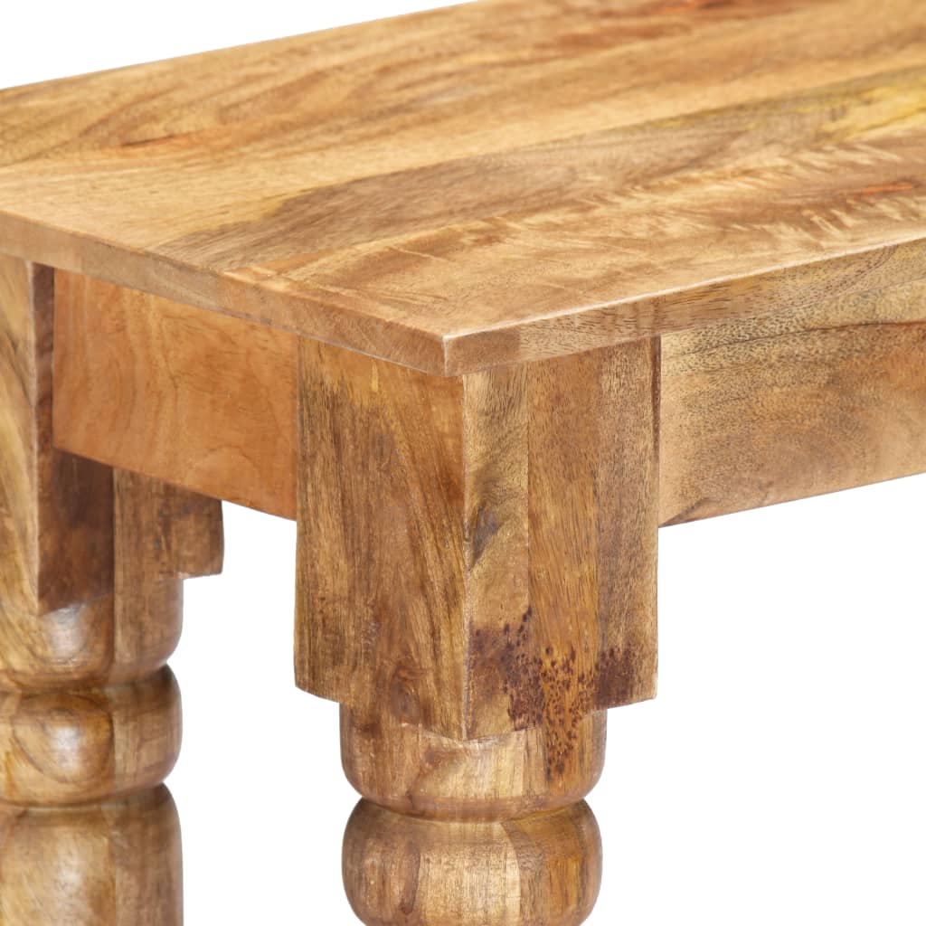 vidaXL Console Table 110x35x77 cm Solid Mango Wood