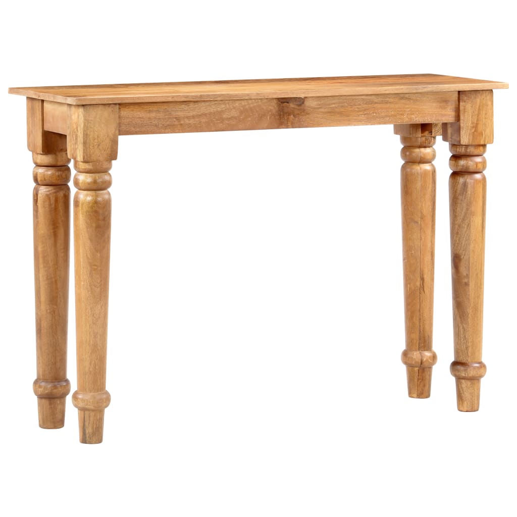 vidaXL Console Table 110x35x77 cm Solid Mango Wood