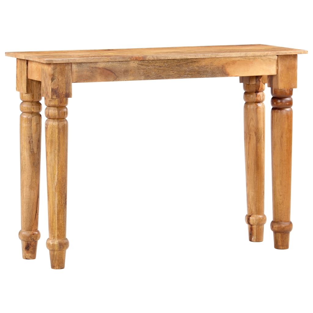 vidaXL Console Table 110x35x77 cm Solid Mango Wood