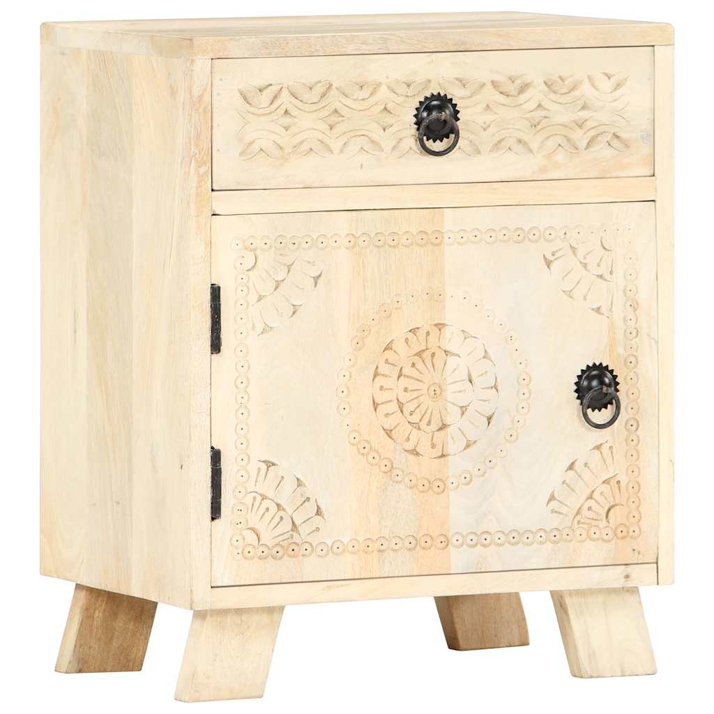 vidaXL Bedside Cabinet 40x30x50 cm Solid Mango Wood