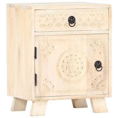 vidaXL Bedside Cabinet 40x30x50 cm Solid Mango Wood