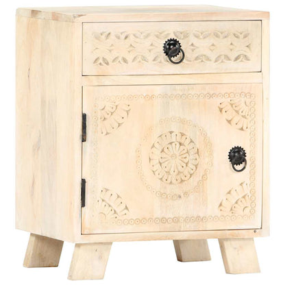 vidaXL Bedside Cabinet 40x30x50 cm Solid Mango Wood