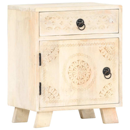 vidaXL Bedside Cabinet 40x30x50 cm Solid Mango Wood