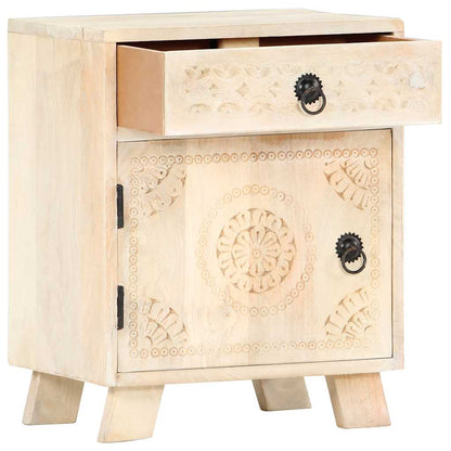 vidaXL Bedside Cabinet 40x30x50 cm Solid Mango Wood