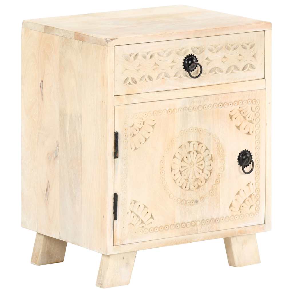 vidaXL Bedside Cabinet 40x30x50 cm Solid Mango Wood