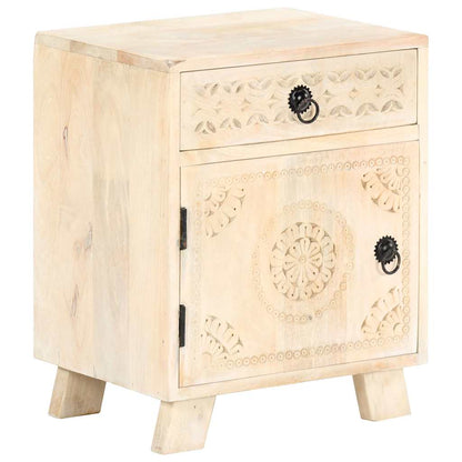 vidaXL Bedside Cabinet 40x30x50 cm Solid Mango Wood