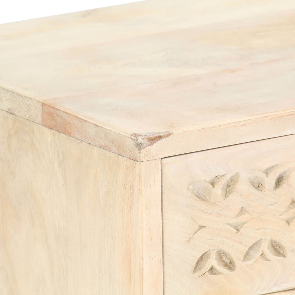 vidaXL Bedside Cabinet 40x30x50 cm Solid Mango Wood