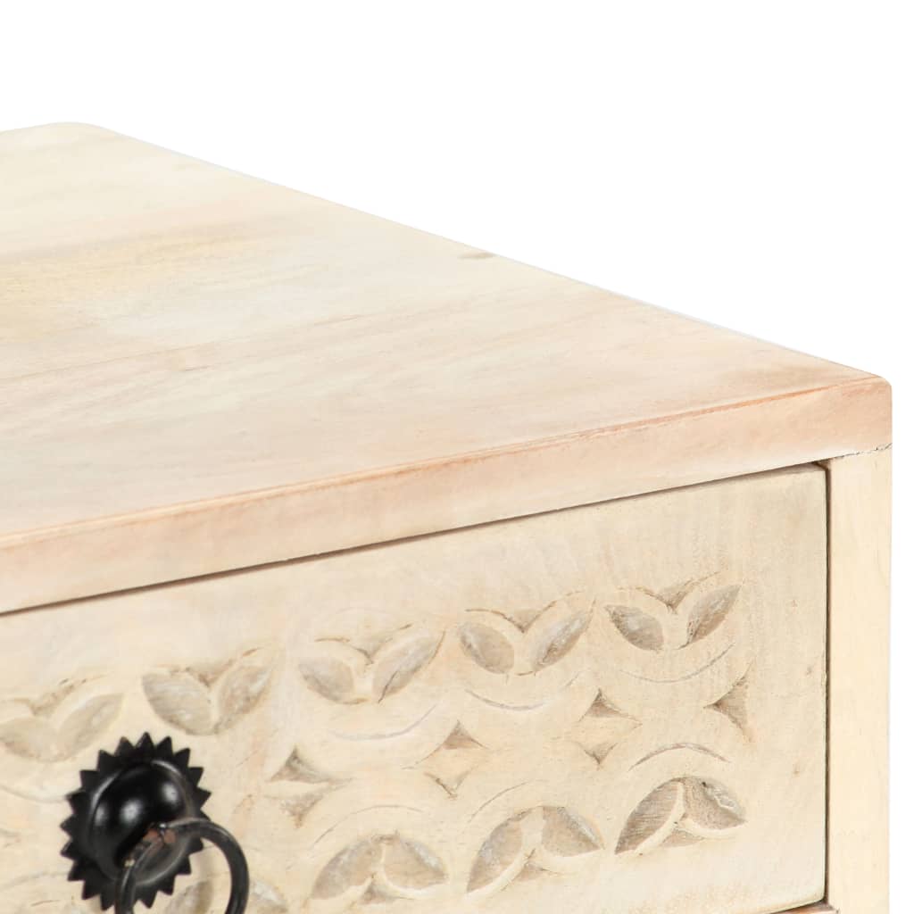 vidaXL Bedside Cabinet 40x30x50 cm Solid Mango Wood