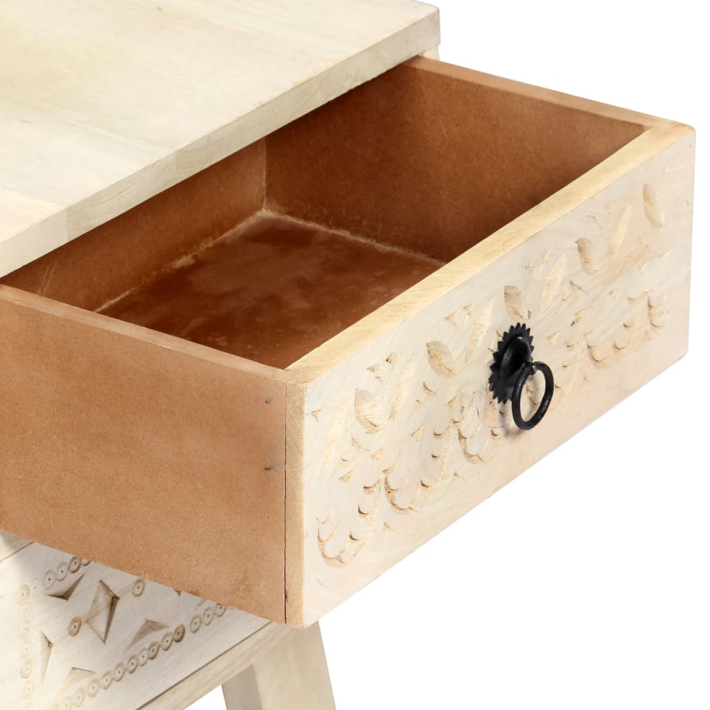 vidaXL TV Cabinet 110x30x44 cm Solid Mango Wood