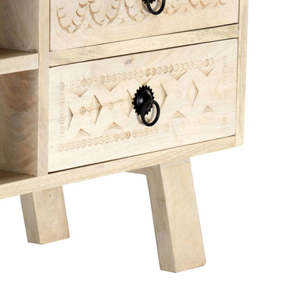 vidaXL TV Cabinet 110x30x44 cm Solid Mango Wood