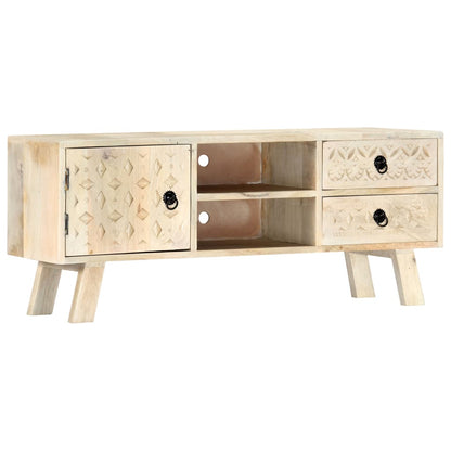 vidaXL TV Cabinet 110x30x44 cm Solid Mango Wood