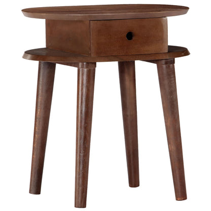 vidaXL Bedside Cabinet 50x35x55 cm Solid Acacia Wood