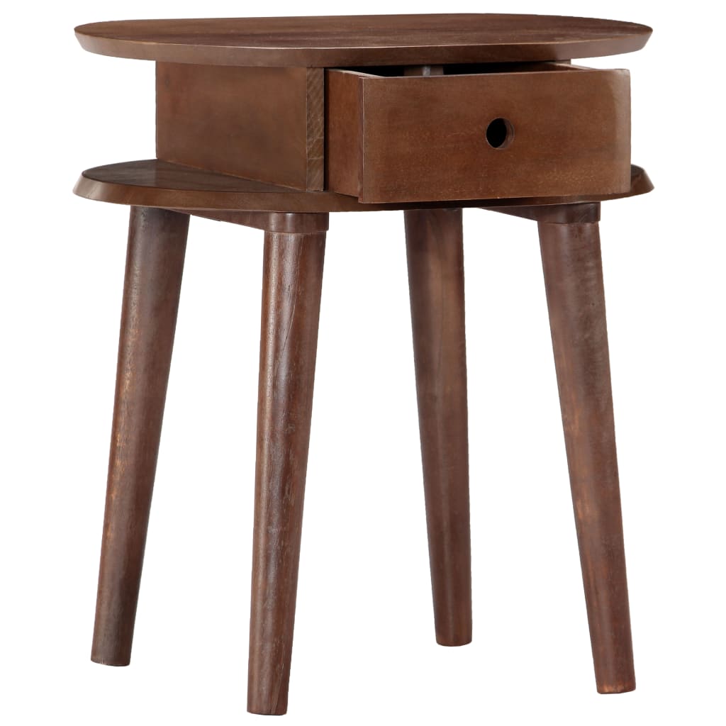 vidaXL Bedside Cabinet 50x35x55 cm Solid Acacia Wood