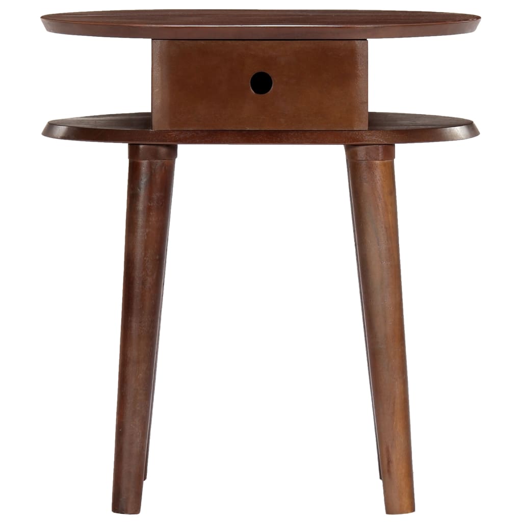 vidaXL Bedside Cabinet 50x35x55 cm Solid Acacia Wood