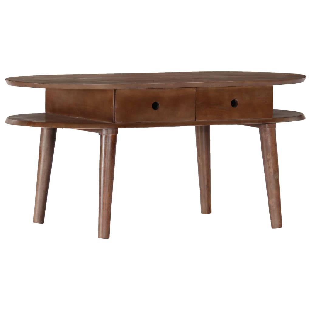 vidaXL Coffee Table 100x50x46 cm Solid Acacia Wood