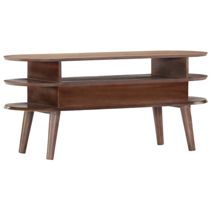 vidaXL TV Cabinet 110x35x50 cm Solid Acacia Wood