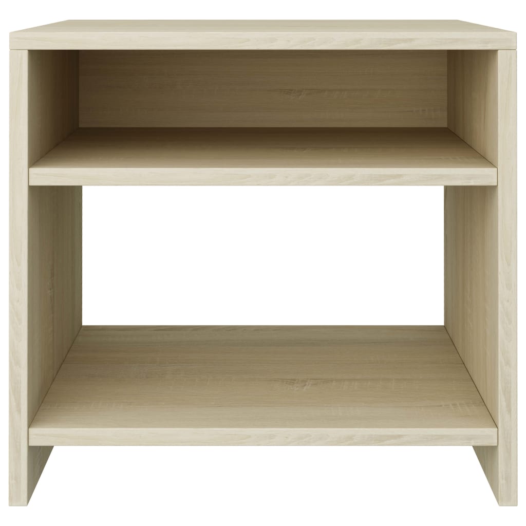 vidaXL Bedside Cabinets 2 pcs Sonoma Oak 40x30x40 cm Engineered Wood