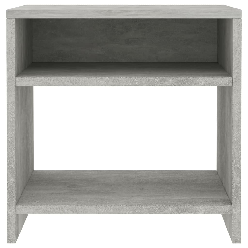 vidaXL Bedside Cabinet | Set of 2 | Concrete Grey | Engineered wood | Standard