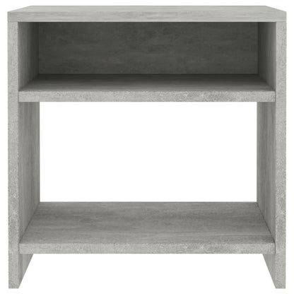 vidaXL Bedside Cabinet | Set of 2 | Concrete Grey | Engineered wood | Standard