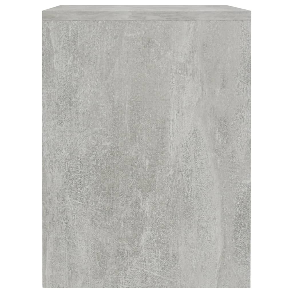 vidaXL Bedside Cabinet | Set of 2 | Concrete Grey | Engineered wood | Standard