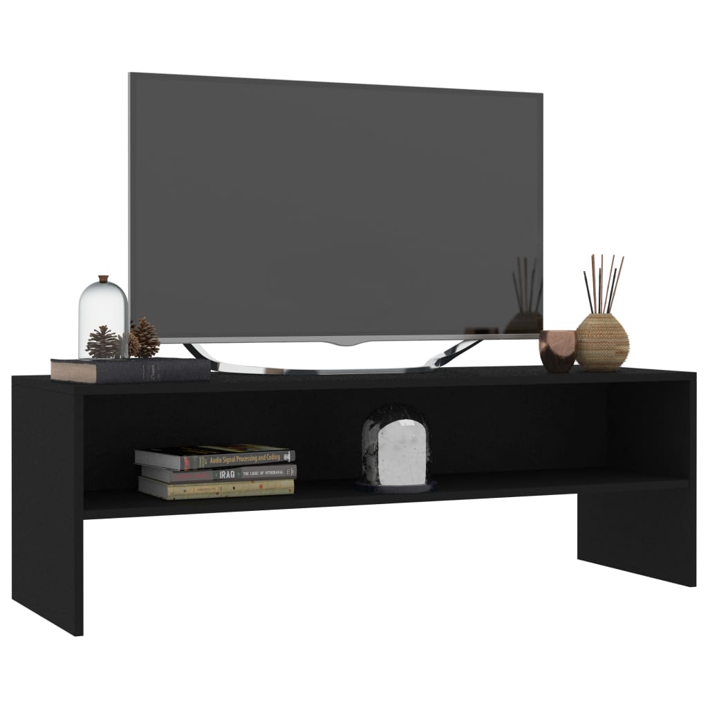 vidaXL TV Cabinet | Black | Engineered wood | Medium | Classic/Traditional