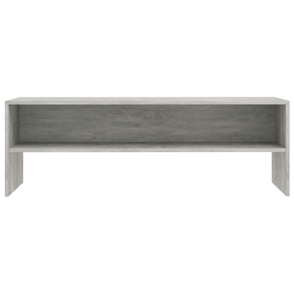 vidaXL TV Cabinet Concrete Grey 120x40x40 cm Engineered Wood