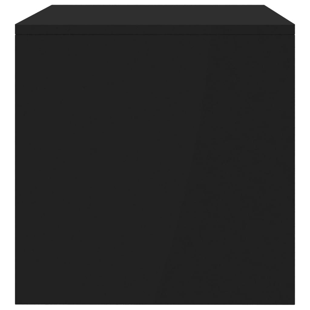 vidaXL TV Cabinet Black 100x40x40 cm Engineered Wood