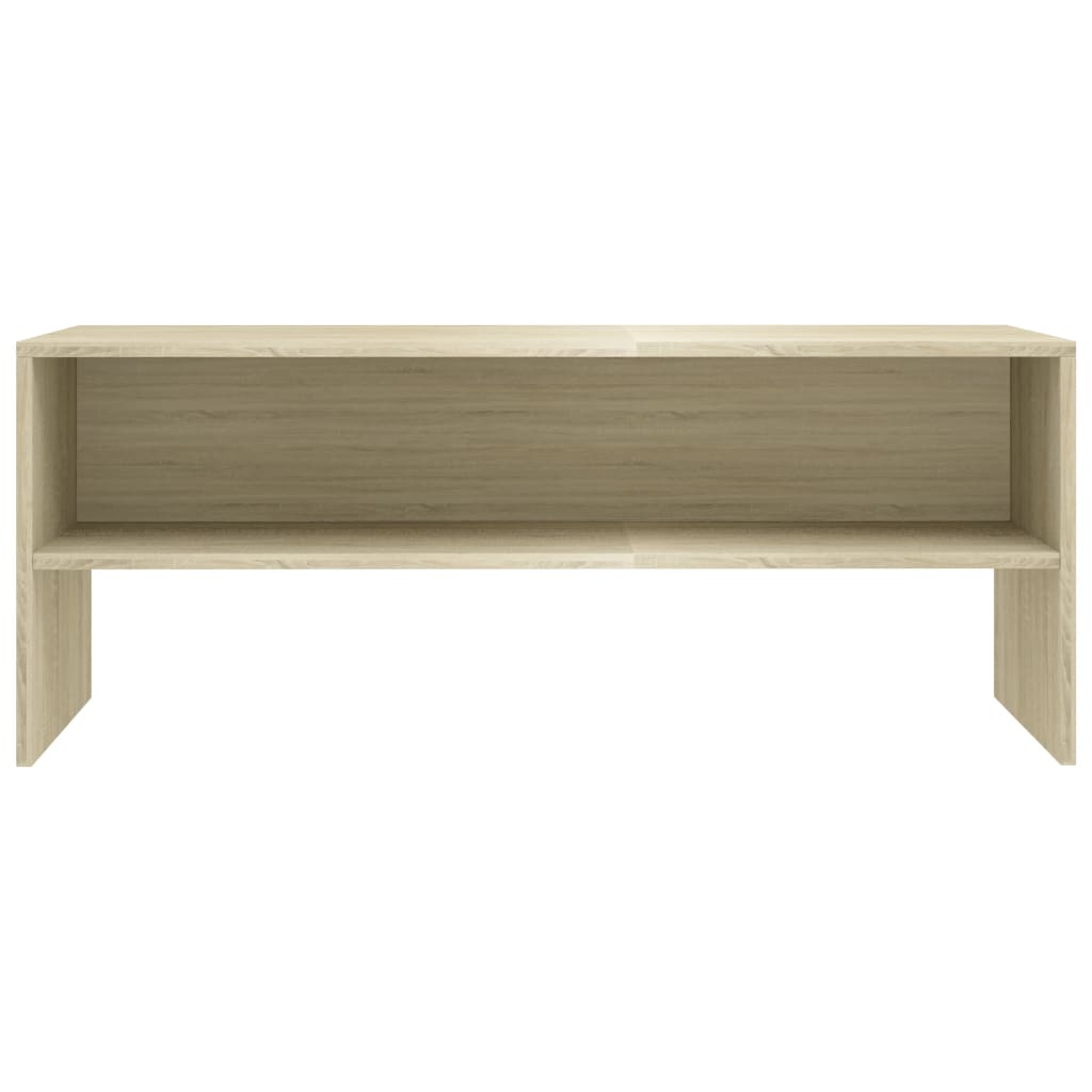 vidaXL TV Cabinet Sonoma Oak 100x40x40 cm Engineered Wood