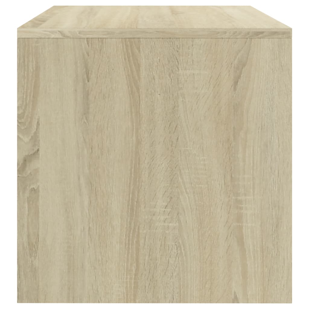 vidaXL TV Cabinet Sonoma Oak 100x40x40 cm Engineered Wood