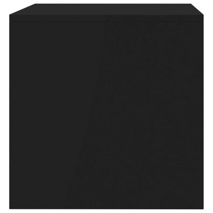 vidaXL TV Cabinet Black 80x40x40 cm Engineered Wood