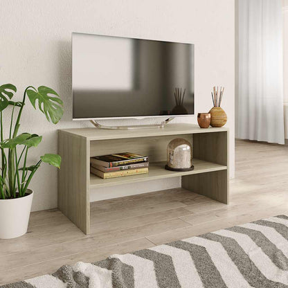 800057 vidaXL TV Cabinet Sonoma Oak 80x40x40 cm Engineered Wood