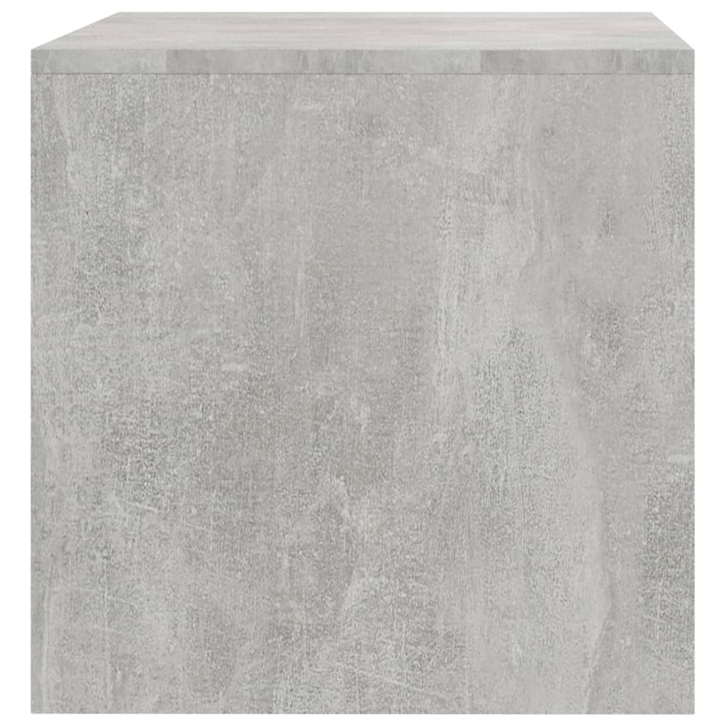 vidaXL TV Cabinet Concrete Grey 80x40x40 cm Engineered Wood