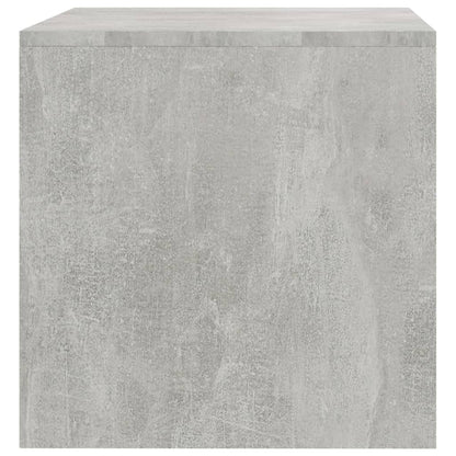vidaXL TV Cabinet Concrete Grey 80x40x40 cm Engineered Wood