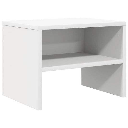 vidaXL Bedside Cabinet | White | Engineered wood | Compact | Bedside Cabinet
