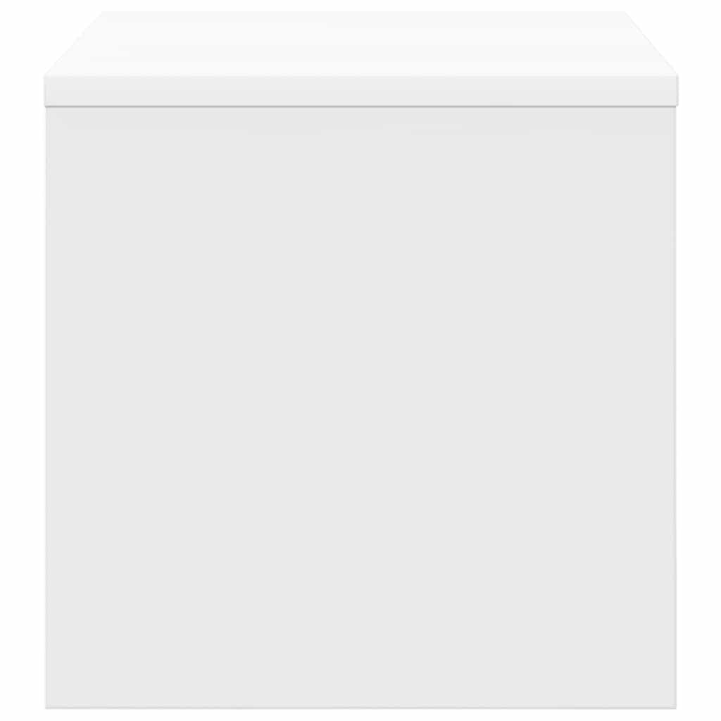vidaXL Bedside Cabinet | White | Engineered wood | Compact | Bedside Cabinet