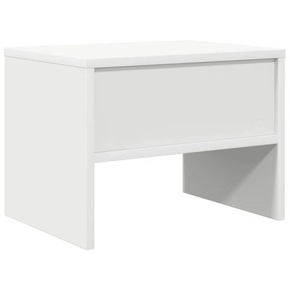 vidaXL Bedside Cabinet | White | Engineered wood | Compact | Bedside Cabinet
