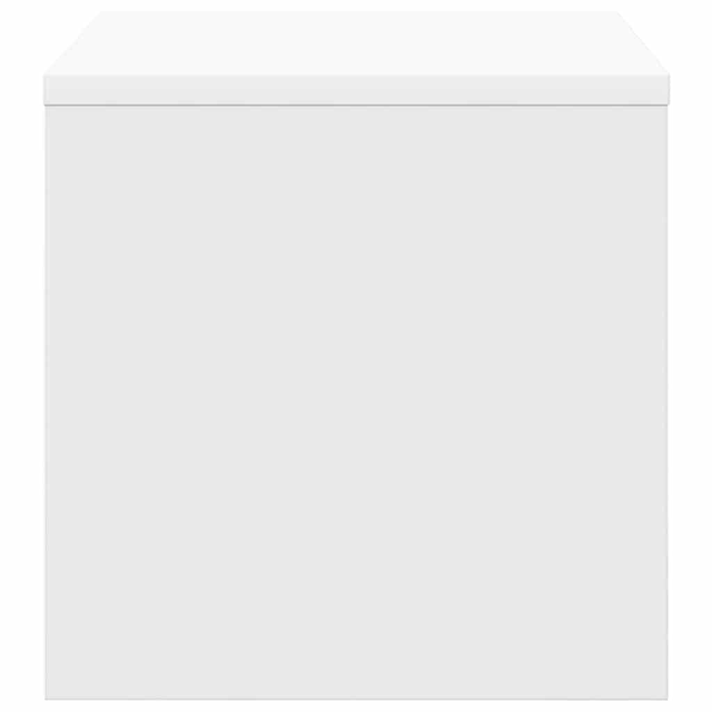 vidaXL Bedside Cabinet |  Set of 2 | White | Engineered wood | Standard