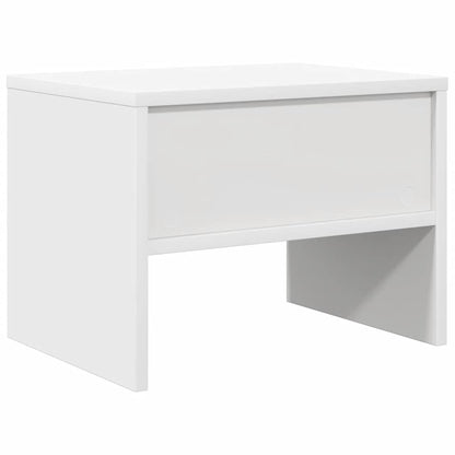 vidaXL Bedside Cabinet |  Set of 2 | White | Engineered wood | Standard