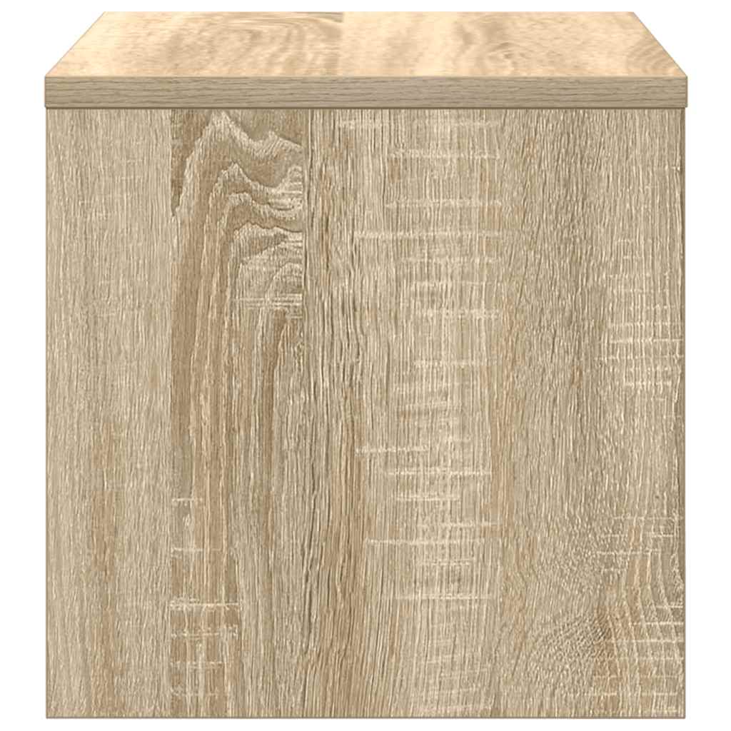 vidaXL Bedside Cabinet | Sonoma Oak | Engineered wood | Small | Bedside Cabinet