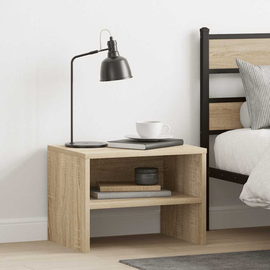 vidaXL Bedside Cabinet | Sonoma Oak | Engineered wood | Small | Bedside Cabinet