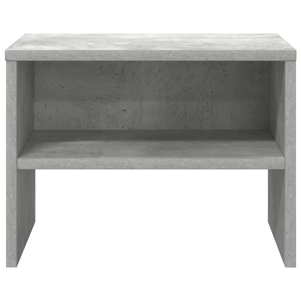 vidaXL Bedside Cabinet Concrete Grey 40x30x30 cm Engineered Wood