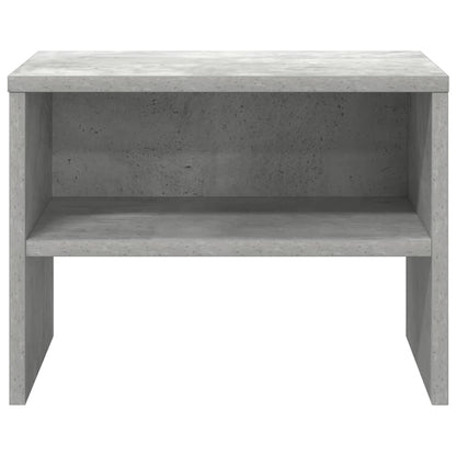 vidaXL Bedside Cabinet Concrete Grey 40x30x30 cm Engineered Wood