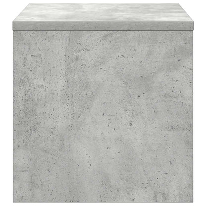 vidaXL Bedside Cabinet Concrete Grey 40x30x30 cm Engineered Wood