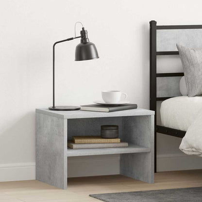 vidaXL Bedside Cabinet Concrete Grey 40x30x30 cm Engineered Wood