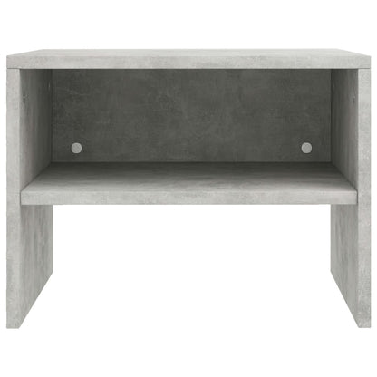vidaXL Bedside Cabinet |  Set of 2 | Concrete Grey | Engineered wood