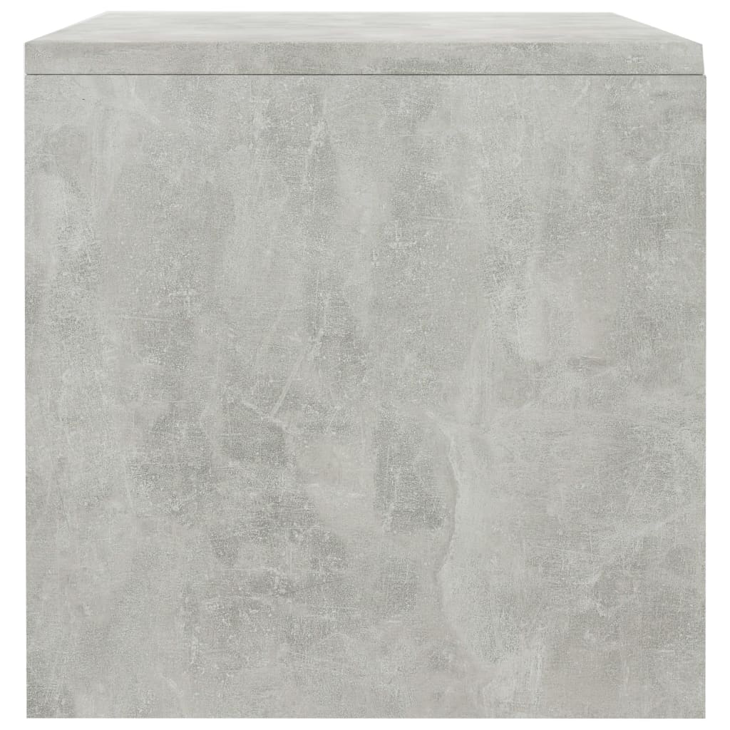 vidaXL Bedside Cabinet |  Set of 2 | Concrete Grey | Engineered wood